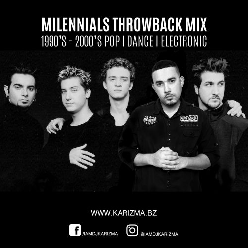DJ Karizma - Milennials Throwback Mix Artwork