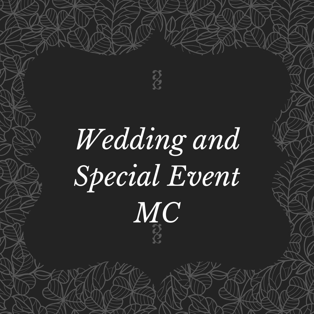 wedding corporate special event MC host master of ceremonies Emcee