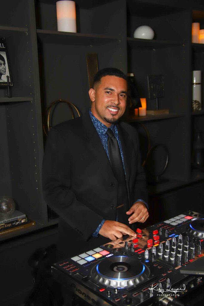 DJ Karizma wedding DJ providing ceremony and reception music in Virginia